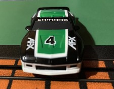 AFX / Tomy CAMARO Black/Green/White 4 - HO Slot Car BODY