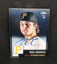 2022 Topps Chrome Platinum Max Kranick Auto RC Rookie #CPA-MK Pirates