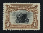 CKStamps: US Stamps Collection Scott#296 4c Mint H OG Tiny Thin on Perf