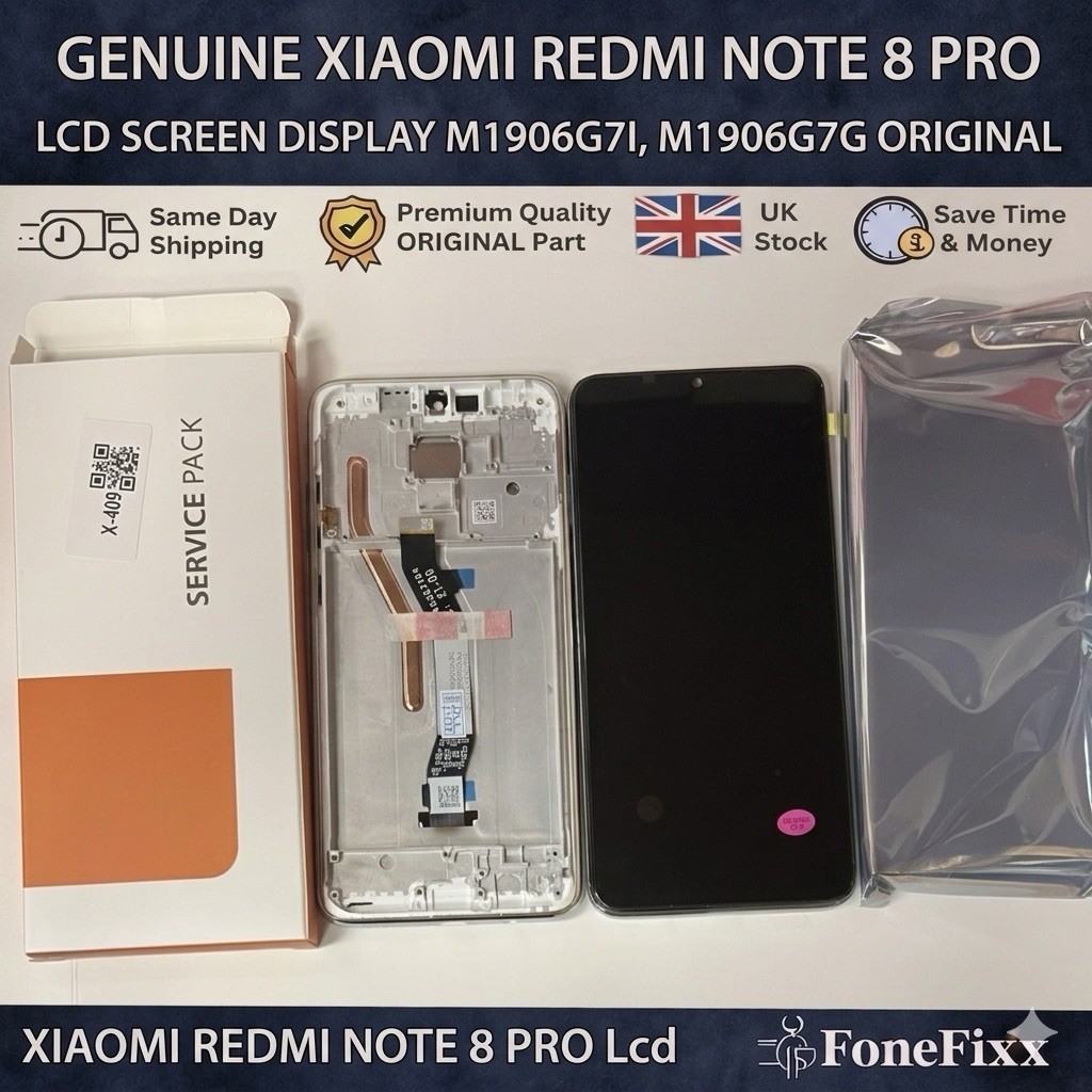 GENUINE XIAOMI REDMI NOTE 8 PRO LCD SCREEN DISPLAY TOUCH M1906G7I M1906G7G