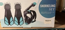 SNORKEL SET ADULTS VIEW, S/M - BLUE
