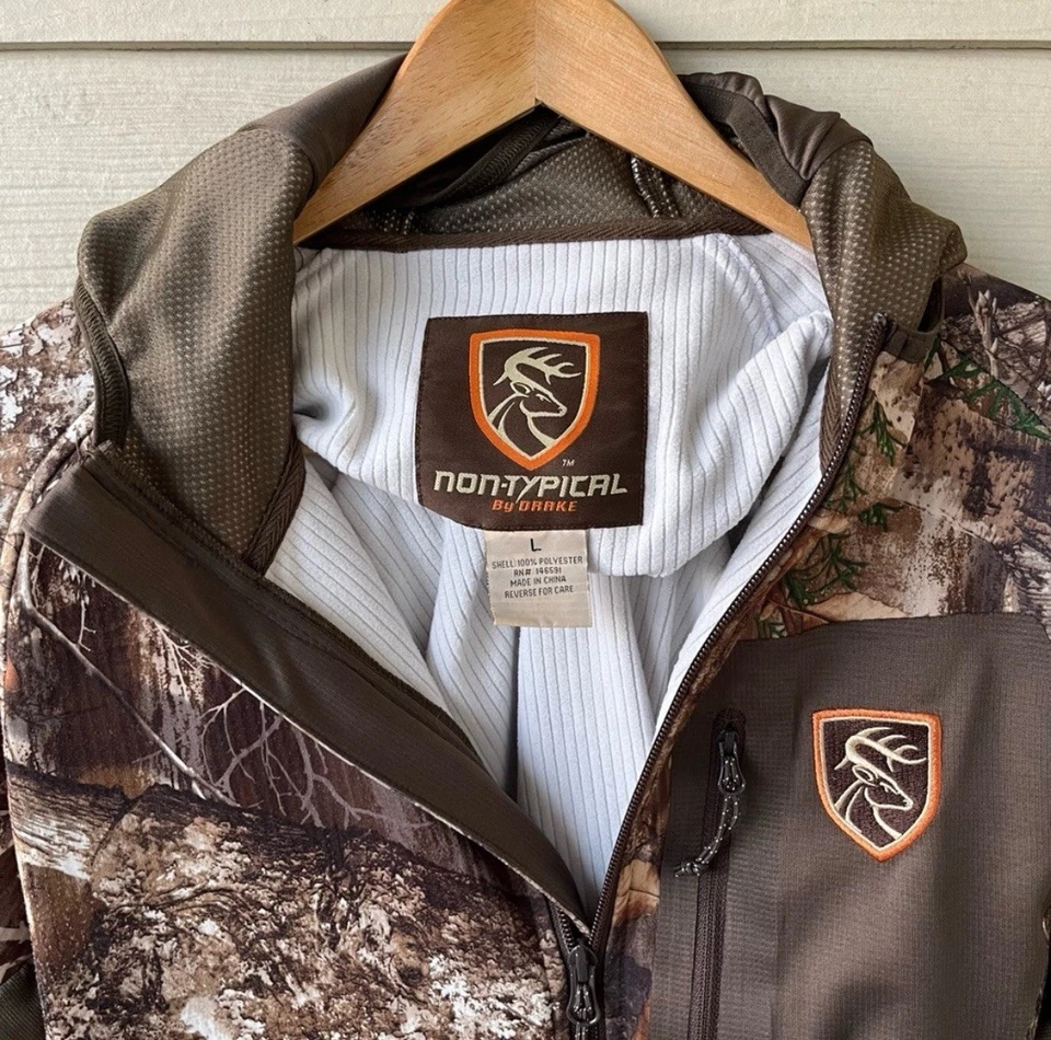 Drake Non-Typical Full Zip Hunting Jacket - Realtree Camo, ACTIVEXL, Size Large - Image 3 of 4