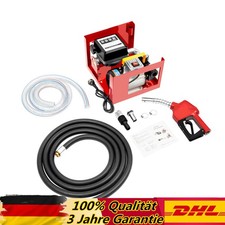 Pompa gasolio 550 W 60 L/min contatore pompa olio combustibile stazione di servizio diesel con tubo NUOVO