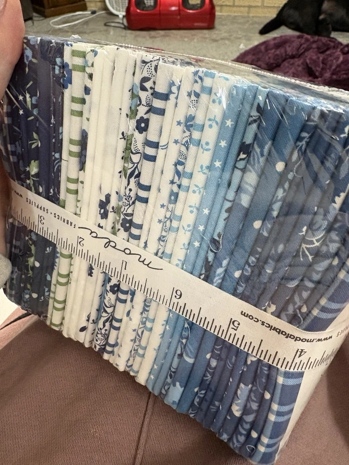 Blue Print By Moda And Camille Roskelley Fat Quarter Bundle  - Image 4 of 4