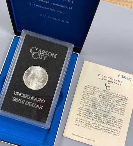 1883 CC GSA Carson City Morgan Silver $1 BU T-1 w/ogp L24368