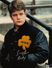 Sean Astin Signed 11x14 Photo Rudy Authentic Autograph Beckett Witness