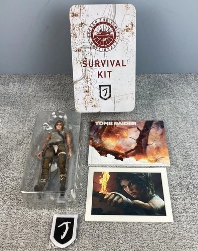 Tomb Raider Collector's Edition Survival Kit Tin Accessories *No Game*