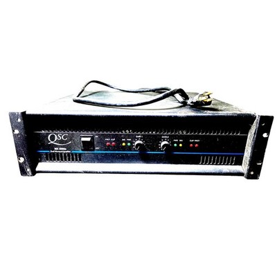 QSC　業務用　パワーアンプ　MX2000A　動作品 QSC MX2000A Power Amplifier Dual Mono 2 Channel Rack Amp Tested