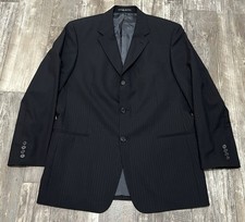 Hugo Boss Blazer Men 42R Einstein Stripe Virgin Wool Made In USA Suit Jacket
