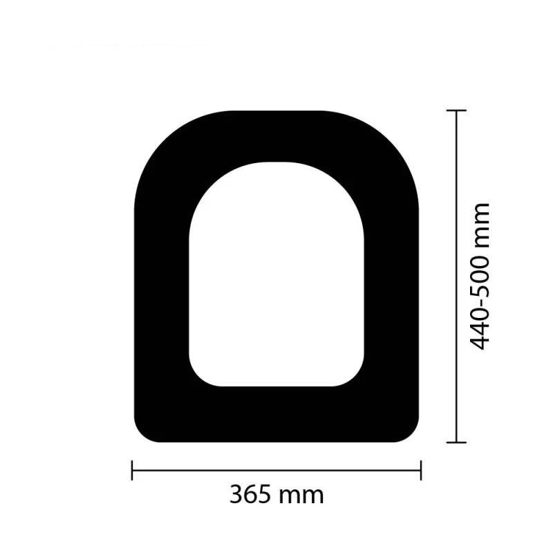 sedile copriwater cesame aretusa copri wc asse tavoletta ciambella vaso bagno - Immagine 2 di 4