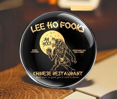 Lee Ho Fooks Enamel Pin Chinese Restaurant Warren Zevon Werewolves Of London