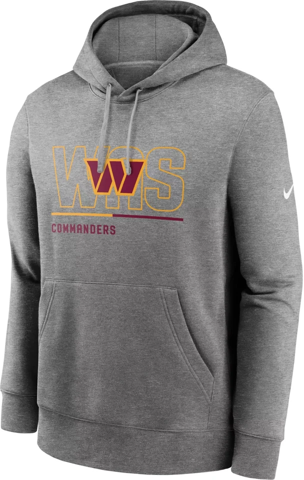 Washington Commanders NFL Nike City Code Club Grey P.O. Hoodie XXL - Image 2 of 3