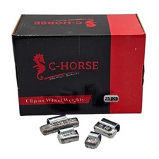 SURTIDO DE 100 PIEZAS DE PLOMO CLIP-ON BALANCE DE PESO DE RUEDA ESTILO FN 0,25 0,50 0,75 1,0 oz