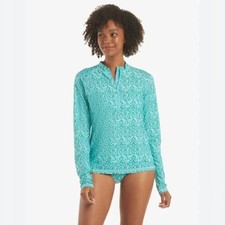 HELEN JON Sz XS Beach Break Rash Guard Upf 50 144 Swim Shirt Used