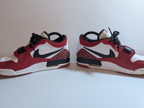 Nike Air Jordan Legacy 312 Entrenadores Bajos Rojo Blanco Talla UK 6 - Imagen 3 de 6