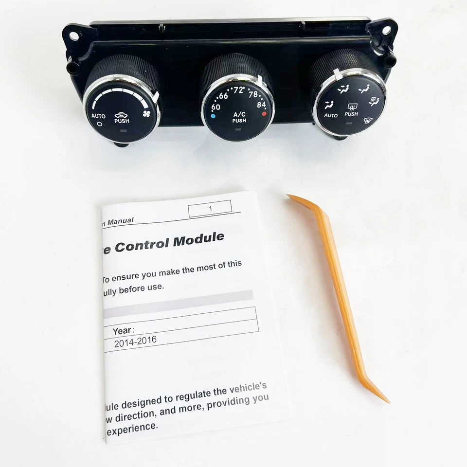 Air Conditioning Heater Control Switch Module 68197437AB for Jeep Wrangler 14-18 - Image 4 of 4