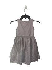 Peppa  Julie Blush/Silverish Girls Dress Sz 6 Shiny Layered Tulle