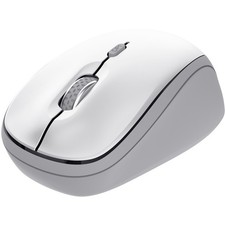 Image of Trust Yvi+ Wireless Mouse Bluetooth 2.4 GHz White for 3 Devices Silent Click