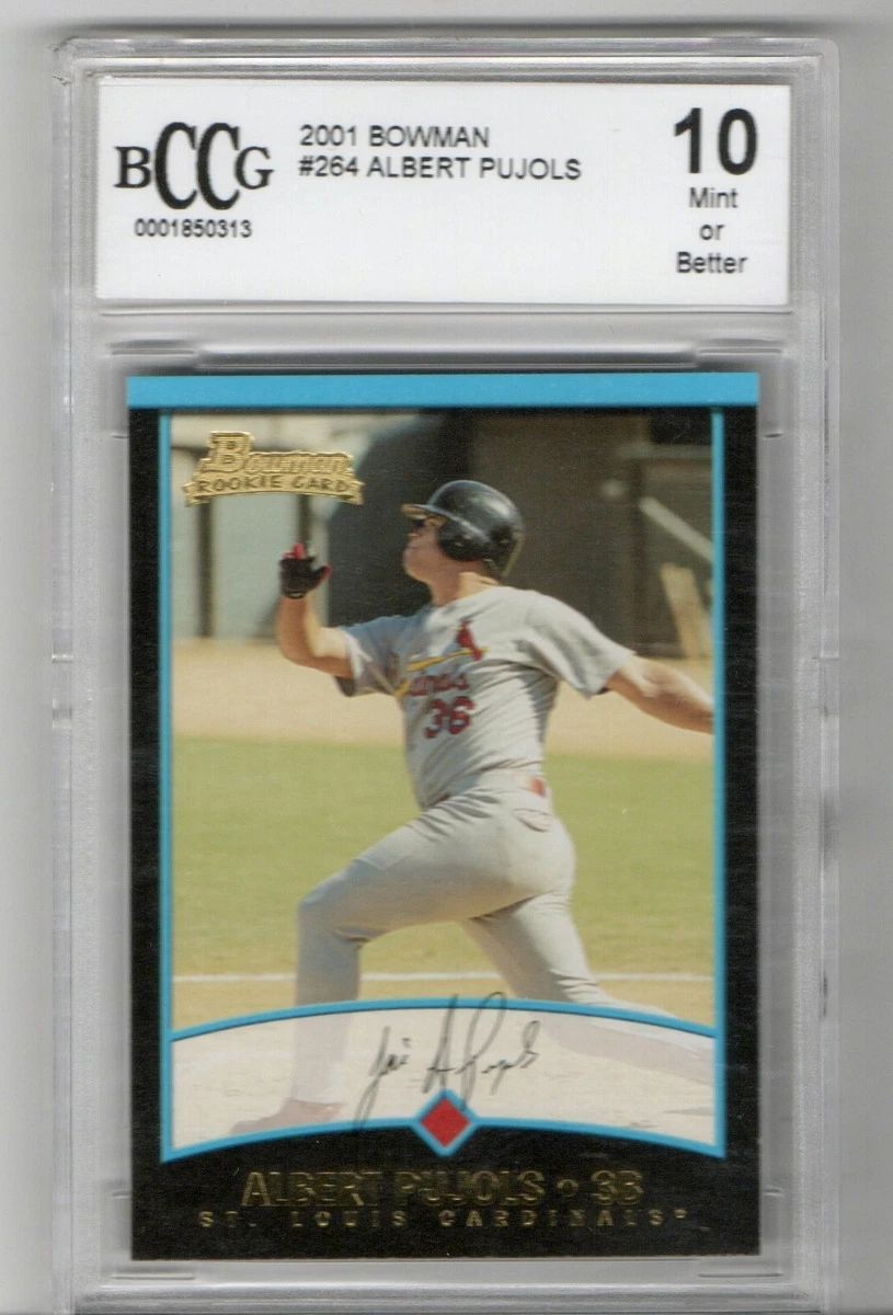 Bowman Albert Pujols Rookie Baseball Sports Trading Cards
