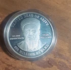 Rare Osama bin Laden pure silver coin .999 one Troy ounce