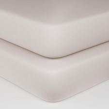 Organic Cotton Fitted Crib Sheets - 100 GOTS Certified Organic Cotton, All-N...