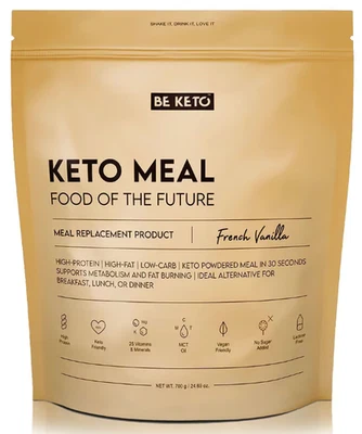 BEKETO Keto meal 700g Shake Mahlzeitenersatz reduziert den Hunger hilft beim Abnehmen