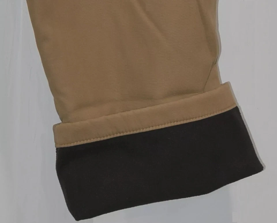 Мужские холщовые брюки CAT Caterpillar с флисовой подкладкой, классические с 5 карманами, желтовато-коричневые 38 x 30 - Изображение 2 из 4