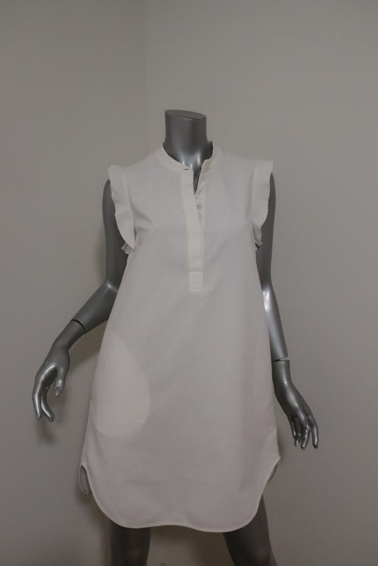 【Stella McCartney】コットンシャツドレス Stella McCartney Dress Diana White Cotton Pique Size 36