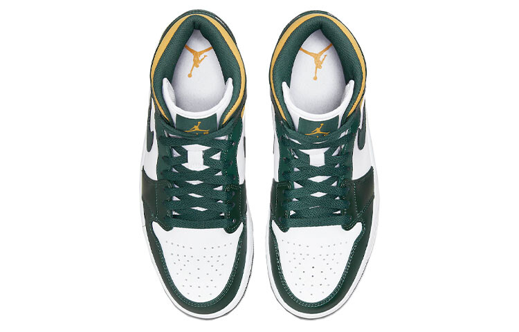 関税込 NIKE AIR JORDAN 1 MID SEATTLE SUPERSONICS 554724-371 Buy Air Jordan 1 Mid 'Sonics' - 554724 371 | GOAT