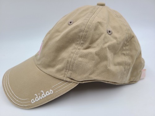 Youth Adidas Strapback Adjustable Hat Cap Baseball Golf Girl Child Brown Pink - Picture 6 of 13