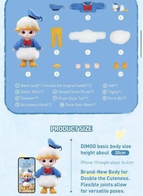 POP MART DIMOO ドナルドダック 1/8 アクションフィギュア Amazon.co.jp: POP MART DIMOO Donald Duck 1/8 アクション