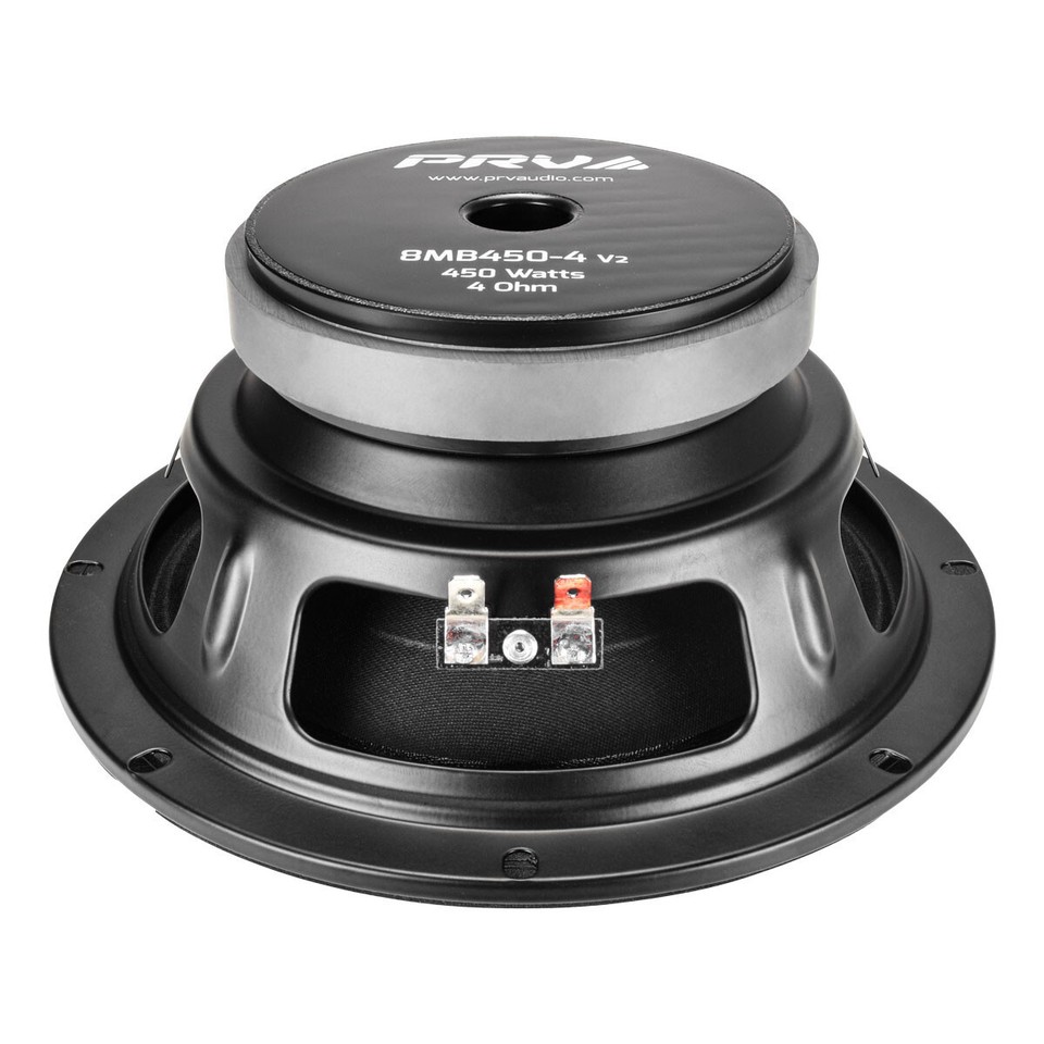 PRV AUDIO 8 Inch Midbass Speaker 8MB450 V2, 450 Watts, 8 Ohm, 2 In Voice Coil, Pro Audio Loudspeaker (Single - Foto 6