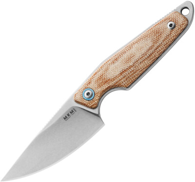 New MKM-Maniago Knife Makers Makro 1 Natural Micarta MK MA01-NC