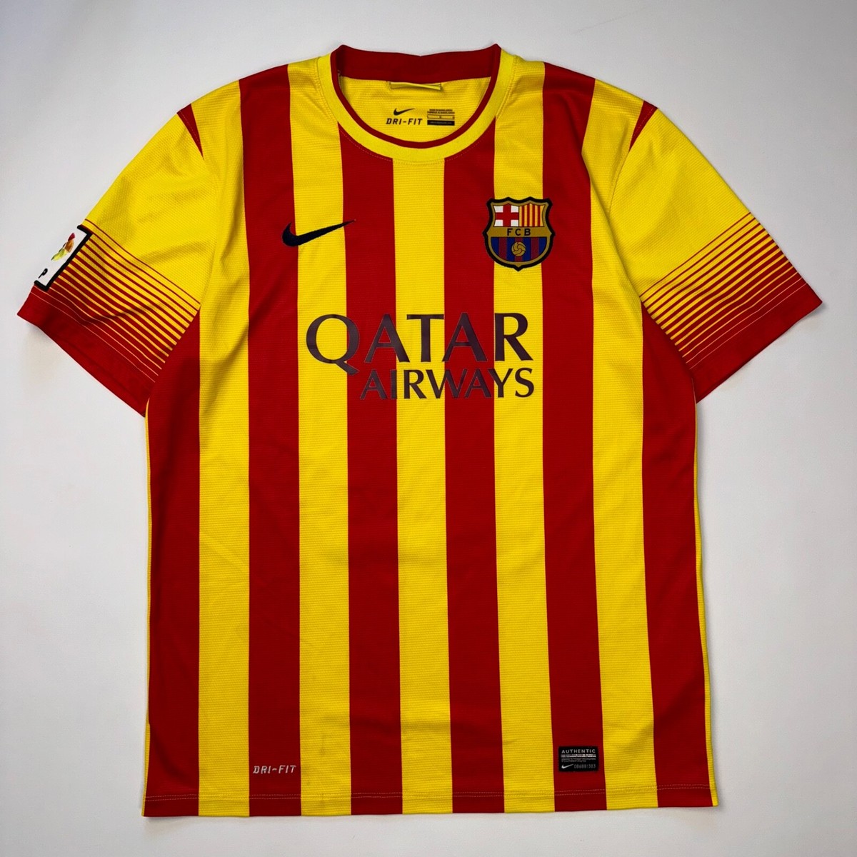 BARCELONA 2014 2015 AWAY FOOTBALL SHIRT SOCCER JERSEY NIKE 532823