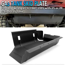 For 90710 Fuel Gas Tank Skid Plate Fits 1987-1995 Jeep Wrangler YJ 15/20 Gallon