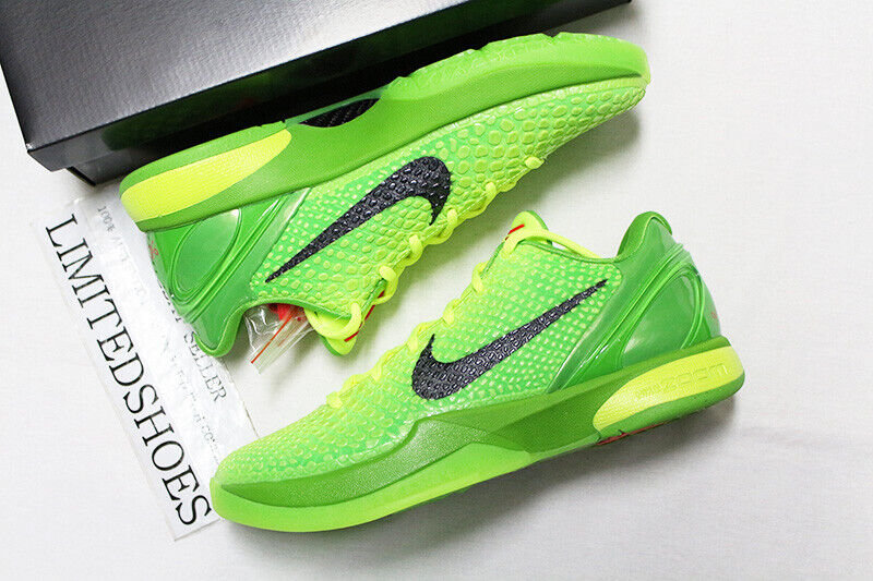 brazo auxiliar Charles Keasing NIKE KOBE 6 VI PROTRO &#034;GRINCH&#034; GREEN APPLE VOLT BLACK CW2190-300  mamba Christmas | eBay