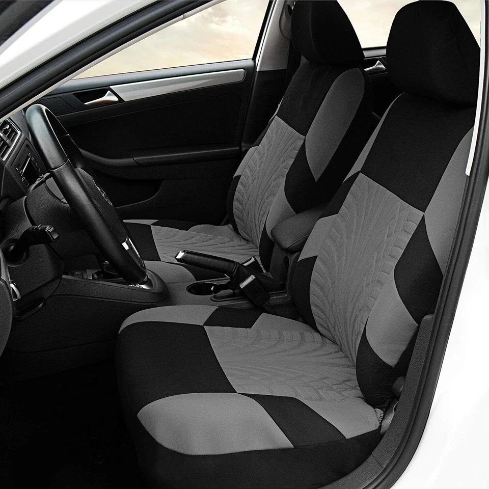 For Ford Car 5 Seat Covers Premium Cloth Front & Rear Full Set Protector Pad Mat Foto 3 de 4