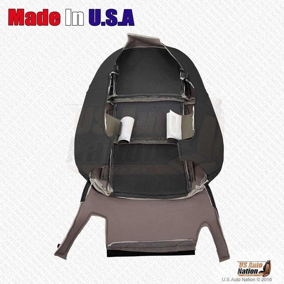 Para Lexus GS350 F-Sport 2017 2018 2019 2020, parte inferior y superior cubierta de cuero negra Foto 3 de 4