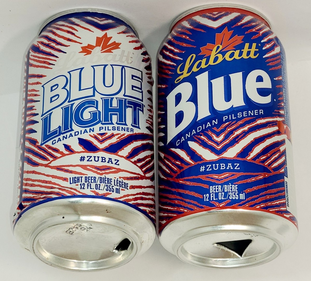 ZUBAZ BUFFALO BILLS BLUE-RED FAN-CANS NY FOOTBALL SPORT LABATT