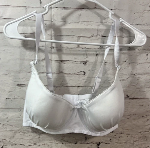 White Tshirt Bra Underwire Seamless BRAX2514 42D - Lace With Bow