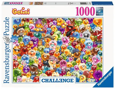 Ravensburger Puzzle: 1000 Teile - Ganz viel Gelini - Challenge Puzzel