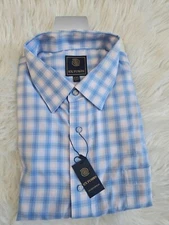 SIZE XXL F/X FUSION (NEW) Multi-Colored Short Sleeve Dress Shirt Lot #102