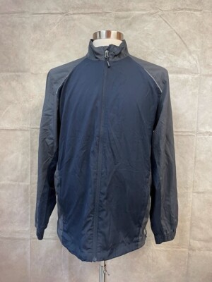 Core 365 by North End Men's Windbreaker Jacket Dark Blue/Gray
