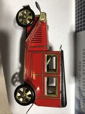 NICE VINTAGE-S-1925- TOY TIN WIND UP Touring-CAR-NO KEY-6-1/4" Long-3" Tall