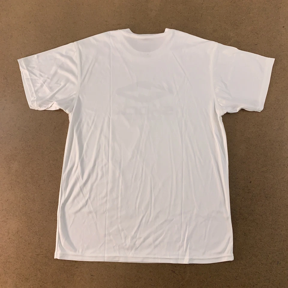 Camiseta de manga corta Shock Doctor para hombre talla pequeña blanca con logotipo de rendimiento nueva con etiquetas Foto 4 de 4