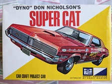 *RARE! *ORIGINAL VINTAGE MPC "DYNO" DON NICHOLSON'S "SUPER CAT" Kit *SEALED BAG!
