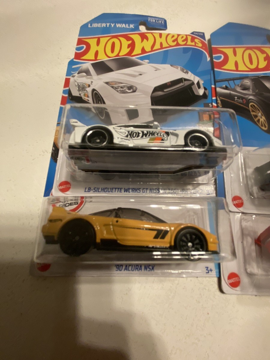 hot wheels gtr liberty walk pagani zonda r acura nsx and