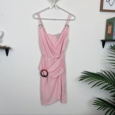 Finders Keepers NWT Drape Mini Dress Blush SIZE S