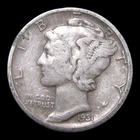 1931-D Mercury Dime Silver ---- Nice Coin  ---- #KK212