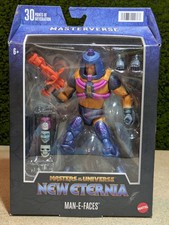 Masterverse Man-E-Faces MIB 01ABOX New Eternia Mattel Masters of the Universe